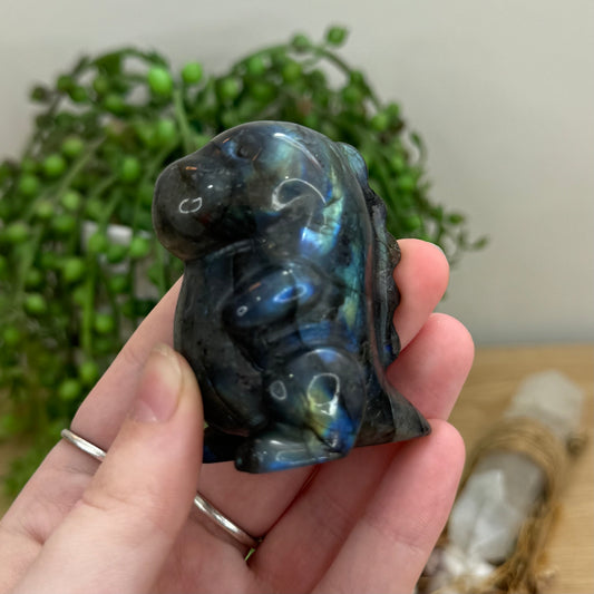 Labradorite Chubby Dino (O57)