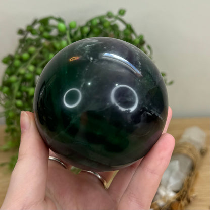 Green Fluorite Sphere (N807)