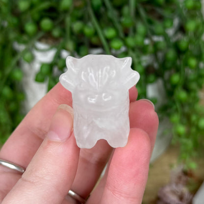 Clear Quartz Small Highland Cow
