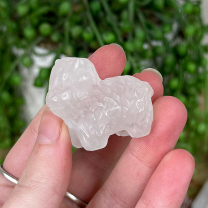 Clear Quartz Small Highland Cow