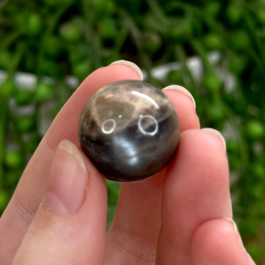 Black Moonstone Sphere (O121)