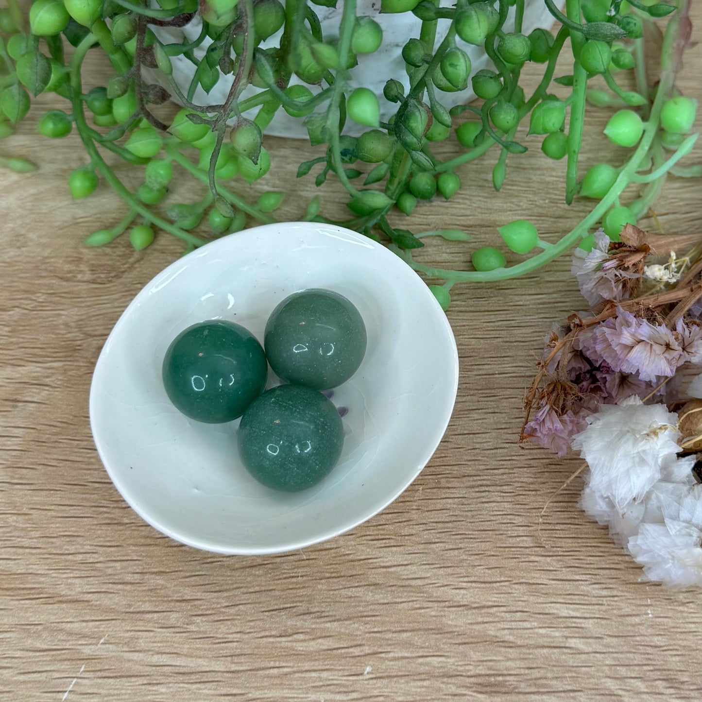 Green Aventurine Mini Spheres