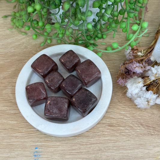 Strawberry Quartz Cubes