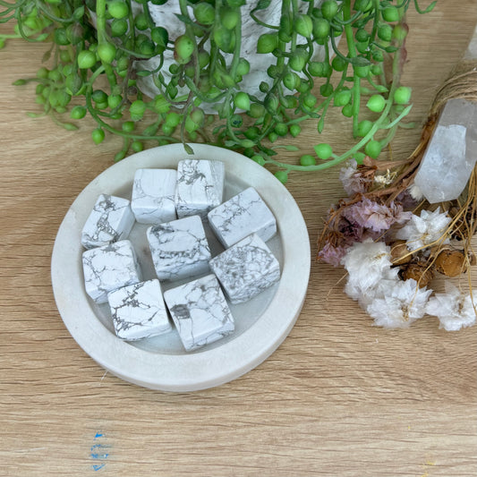 Howlite Cubes