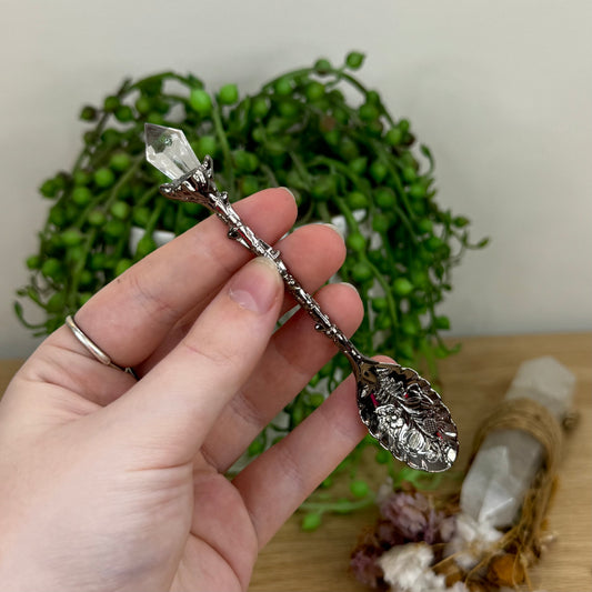 Silver Spoon With Resin