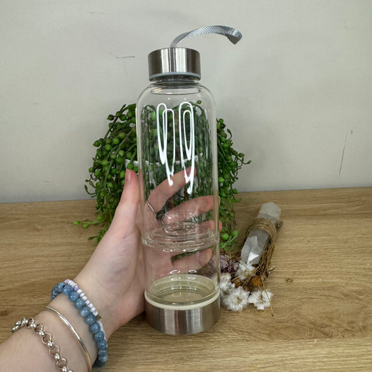 Glass Chip Drink Bottle