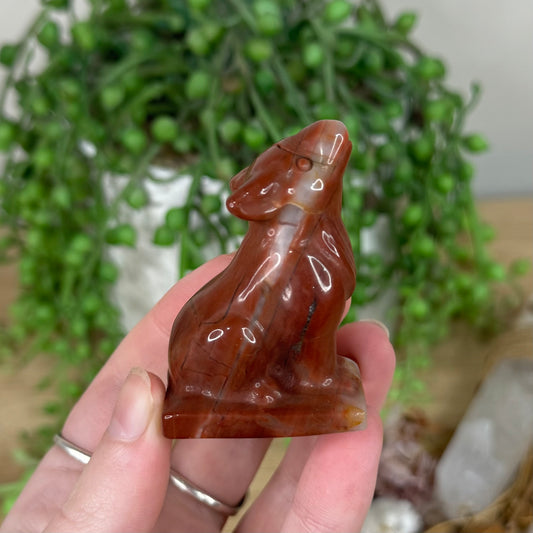 Red Jasper Wolf (S405)