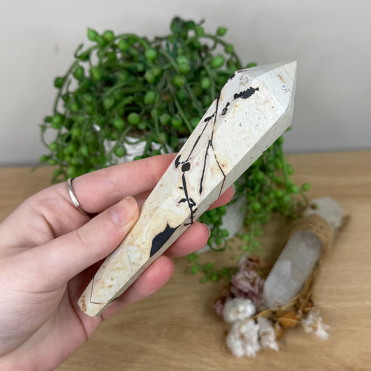 Picture Stone Jasper Wand (S443)