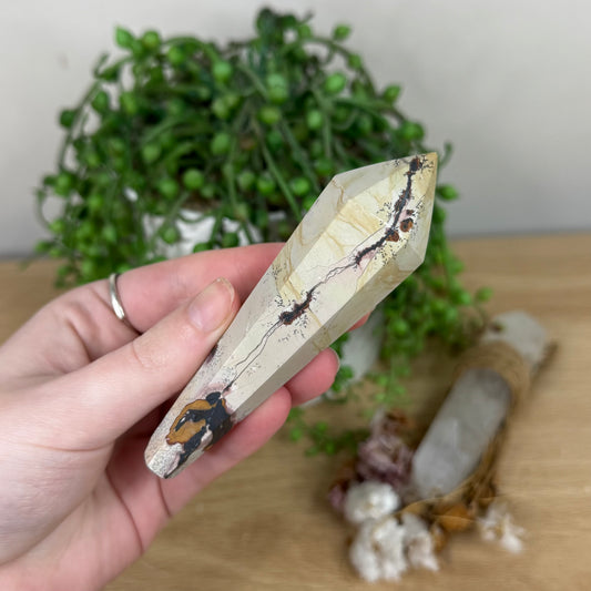 Picture Stone Jasper Wand (S440)