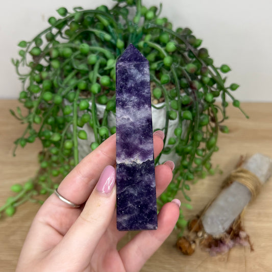 Lepidolite Point (Y611)