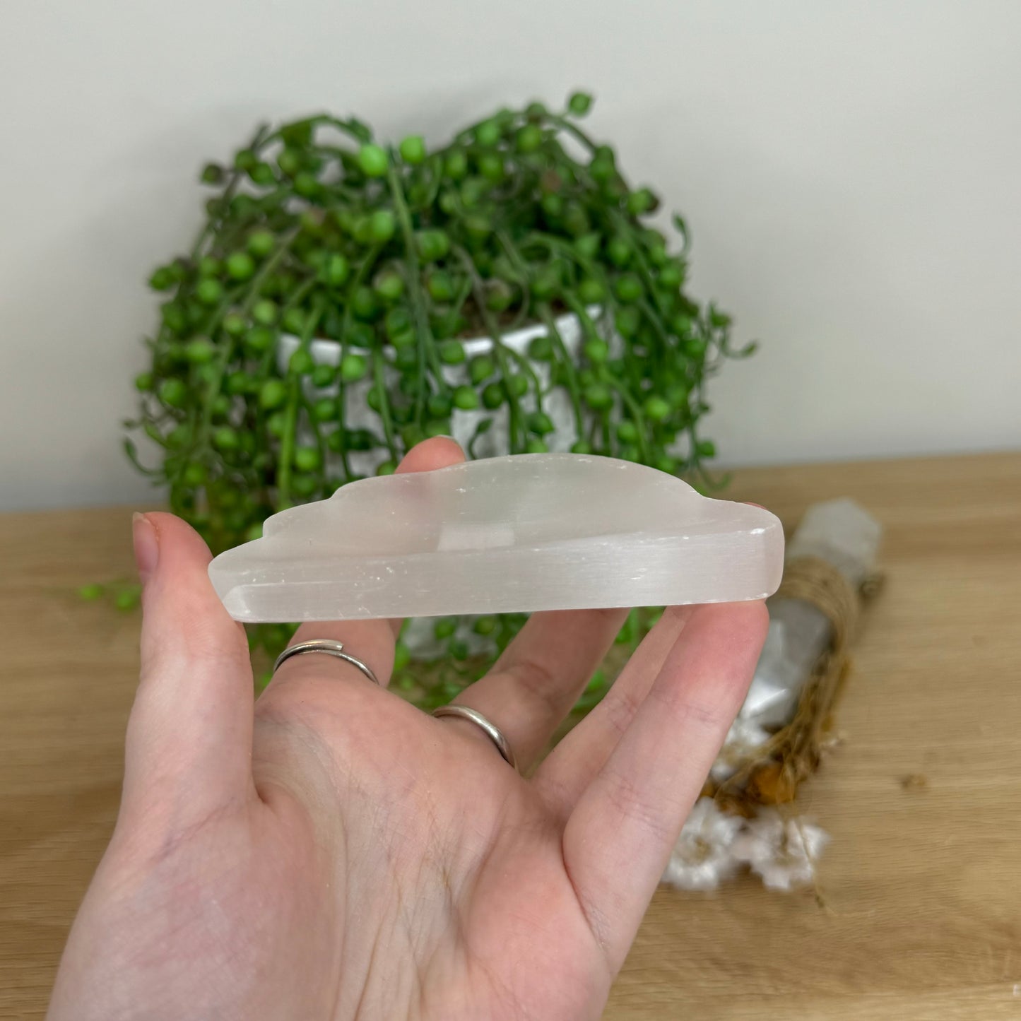 Selenite Cloud Bowl (A76)