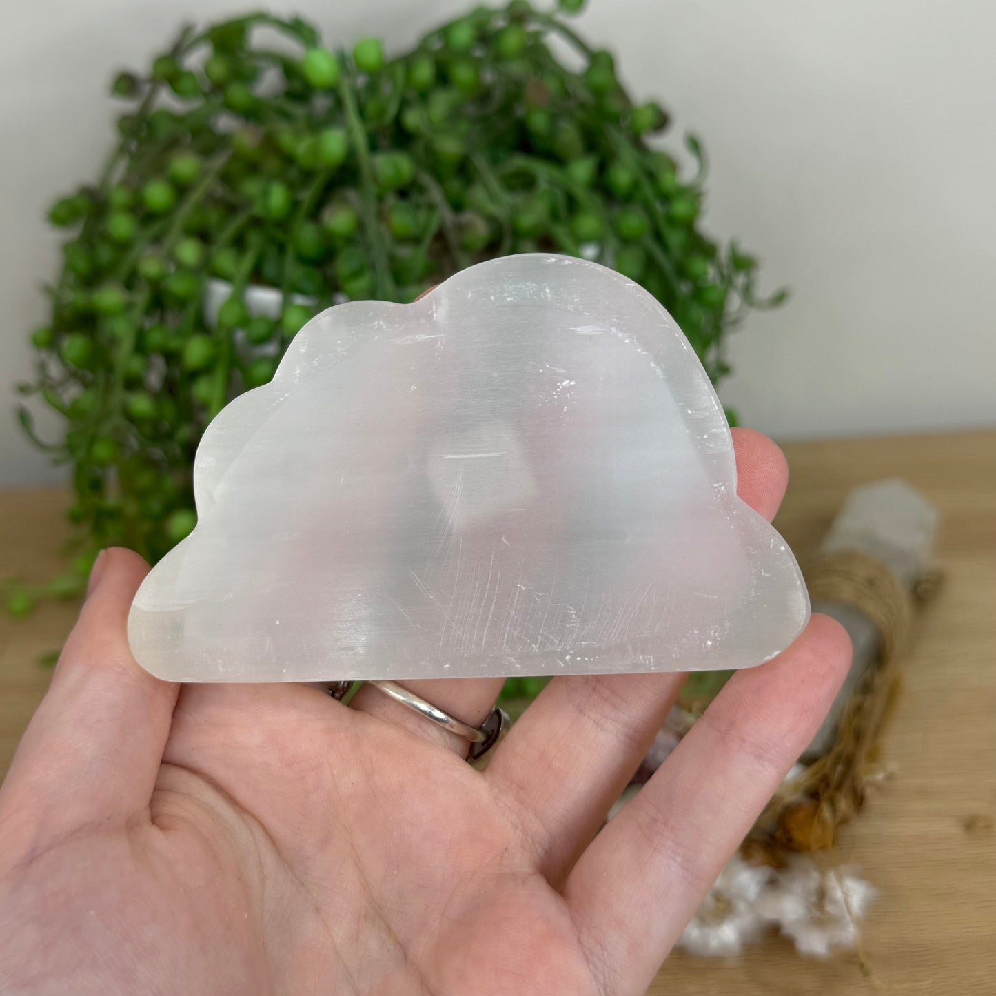 Selenite Cloud Bowl (A75)