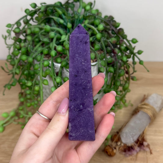 Lepidolite Point (Y614)