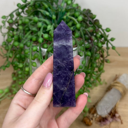 Lepidolite Point (Y612)