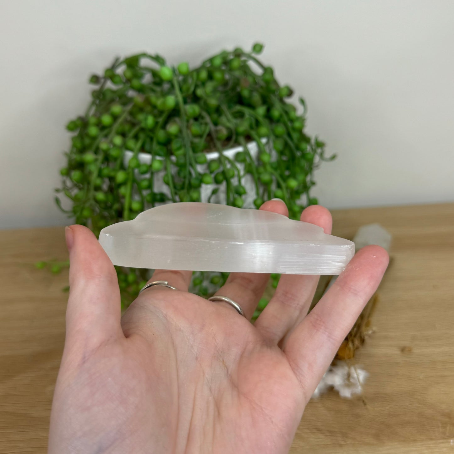 Selenite Cloud Bowl (A77)