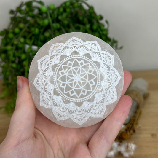 Selenite Mandala (K245)