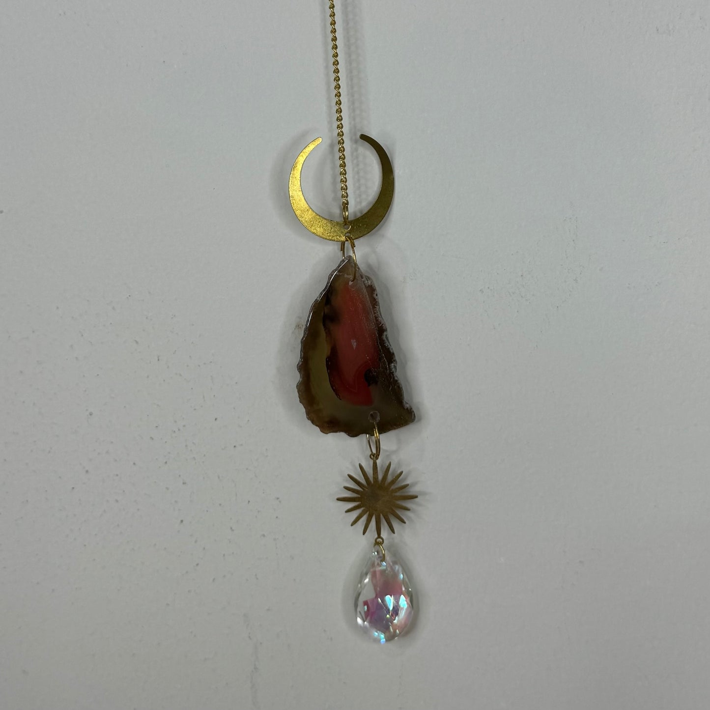 Agate Slice Sun Catcher (F31)