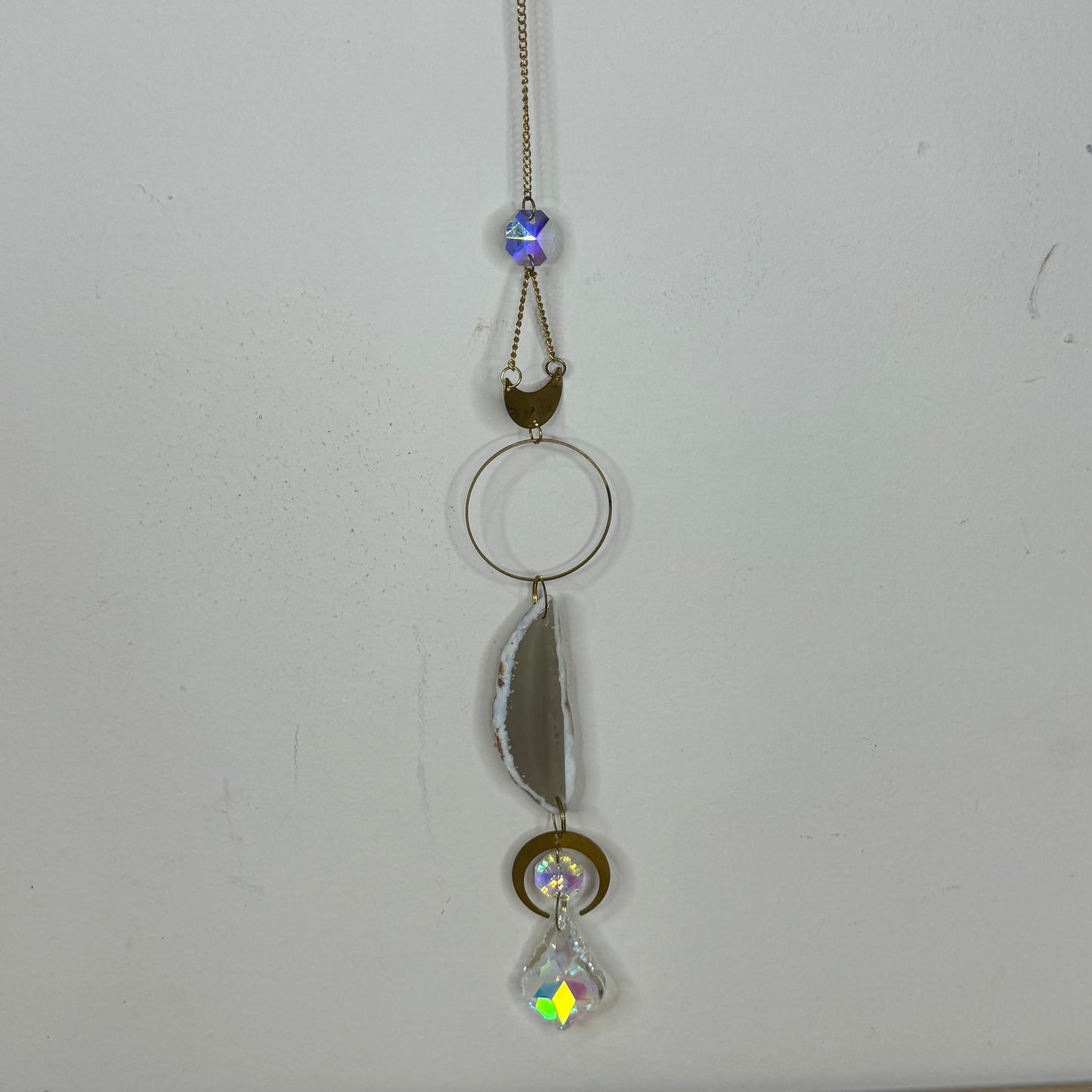 Agate Slice Sun Catcher (F33)