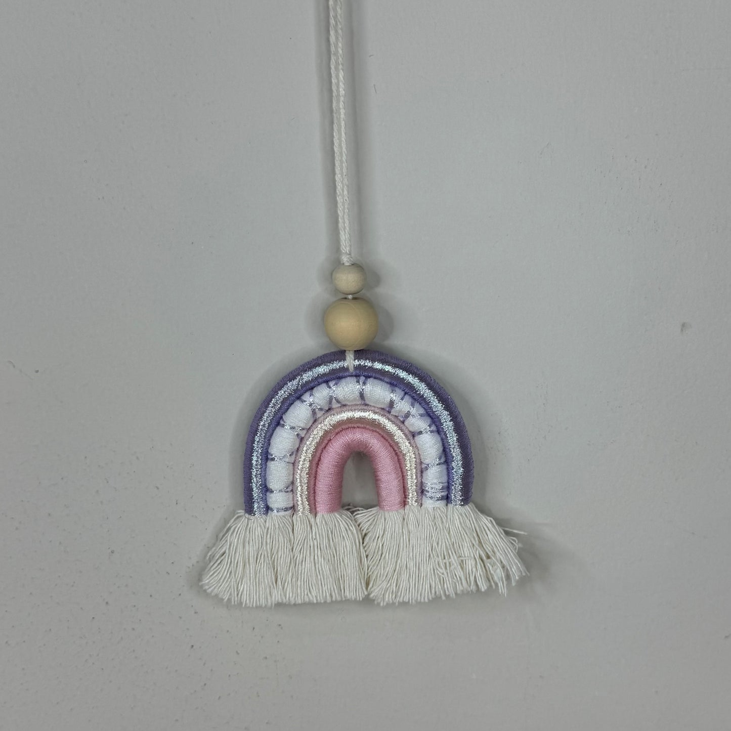 Purple / Pink Macrame Rainbow Hanger (D804) (D805) (D803)