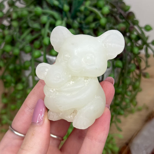 Afghan Jade Koala Family (Y428)