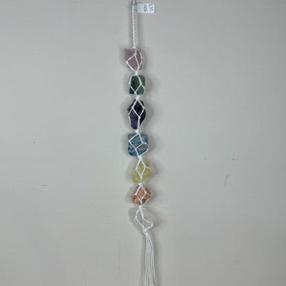 Chakra Raw Macrame Hanger (I906) (I908) (I909) (I905) (I910) (I907) (I904) (H259) (H265) (H262) (H261) (H260) (H264) (H266) (H267) (