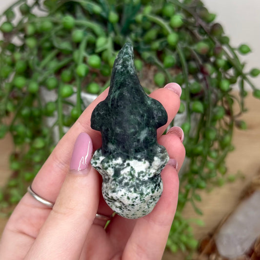 Green Spot Jasper Axolotl (Y504)