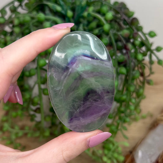Fluorite Palm Stone (Y788)