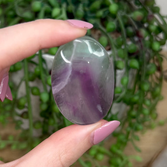 Fluorite Palm Stone (Y772)