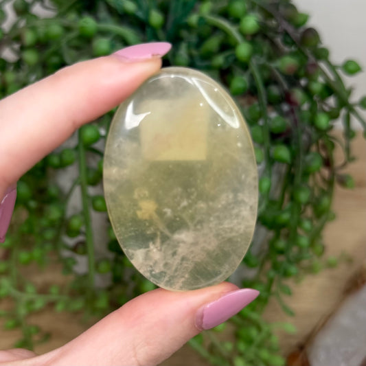Fluorite Palm Stone (Y779)