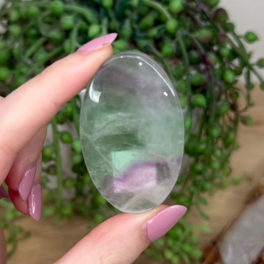 Fluorite Palm Stone (Y782)