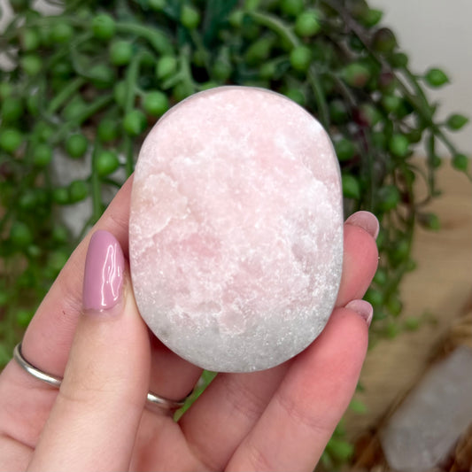 Pink Opal Palm Stone (Y474)