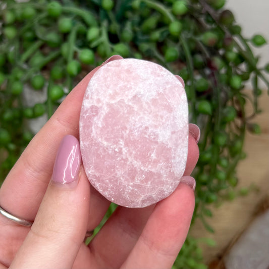 Pink Opal Palm Stone (Y469)