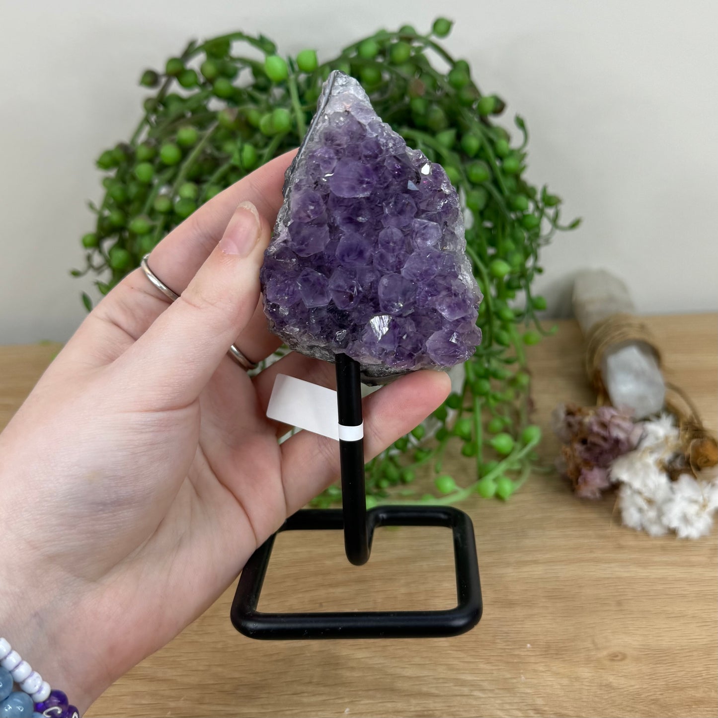 Amethyst Cluster On Stand (K932)