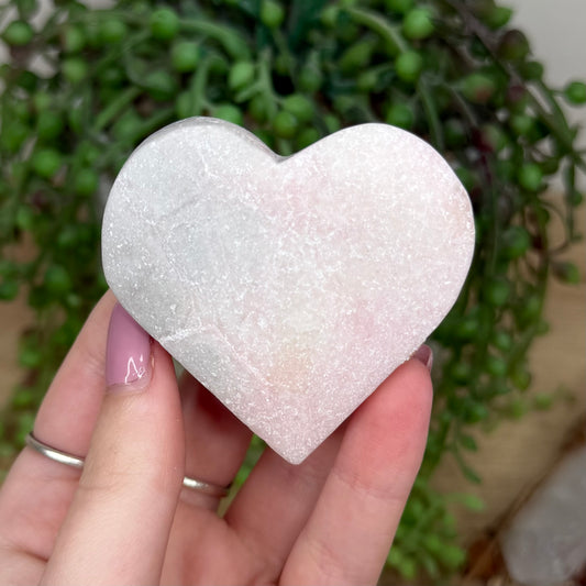 Pink Opal Heart (Y488)