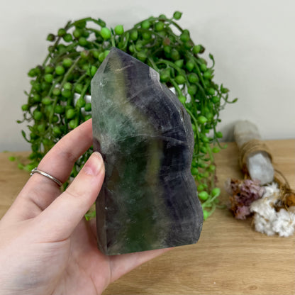 Rainbow Fluorite Tower (B496)