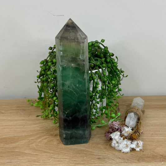 Rainbow Fluorite Tower (F160)