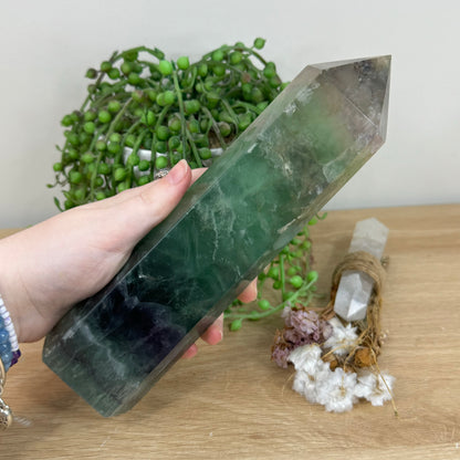 Rainbow Fluorite Tower (F160)