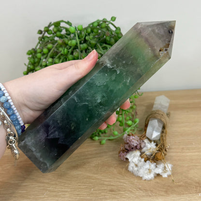 Rainbow Fluorite Tower (F160)