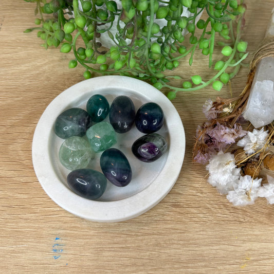 Fluorite Tumbles