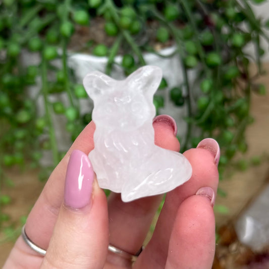 Clear Quartz Fox (Y293)