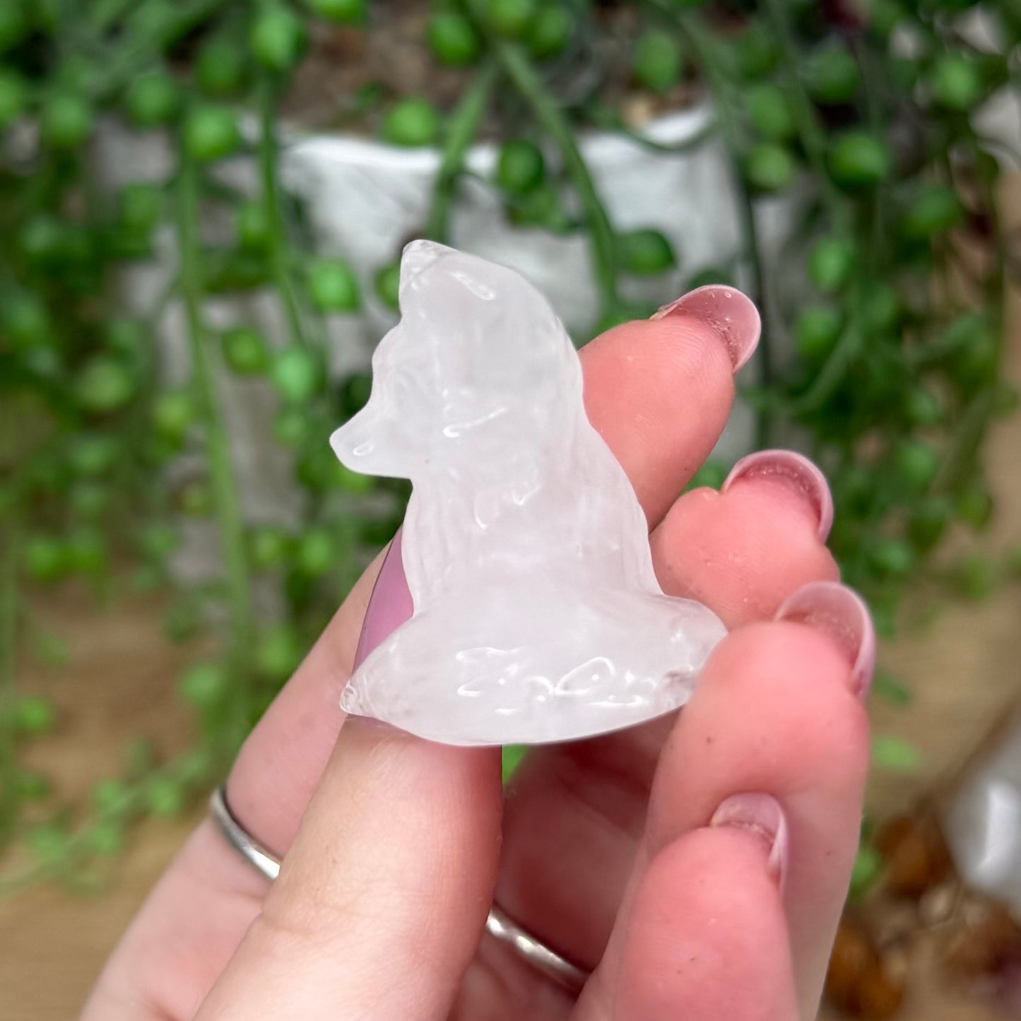 Clear Quartz Fox (Y293)