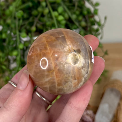 Peach Moonstone / Sunstone Sphere (S634)