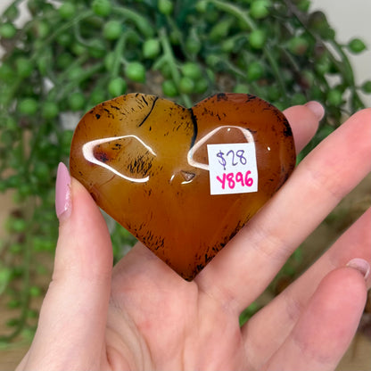 Sardonyx Heart (Y896)