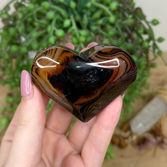Sardonyx Heart (Y893)
