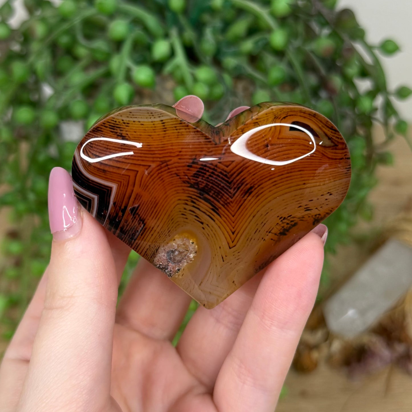 Sardonyx Heart (Y887)