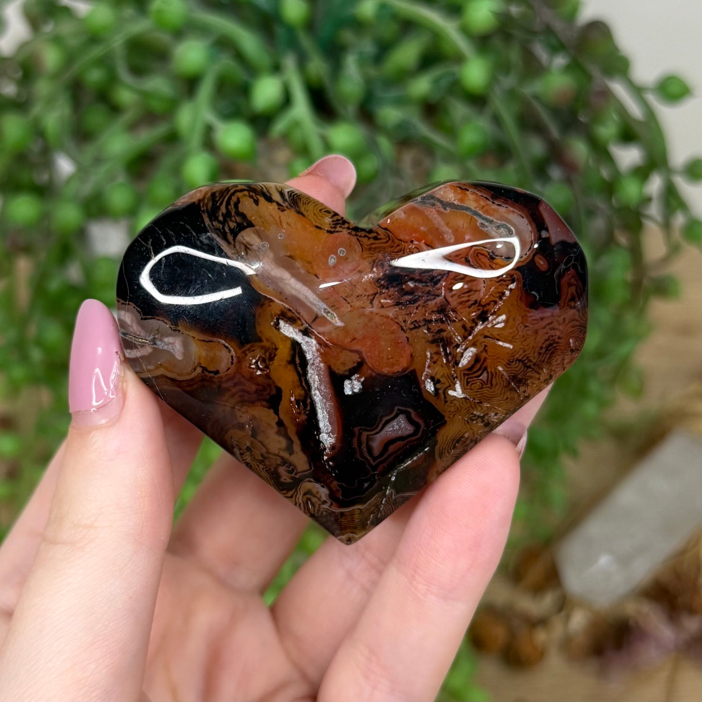 Sardonyx Heart (Y892)