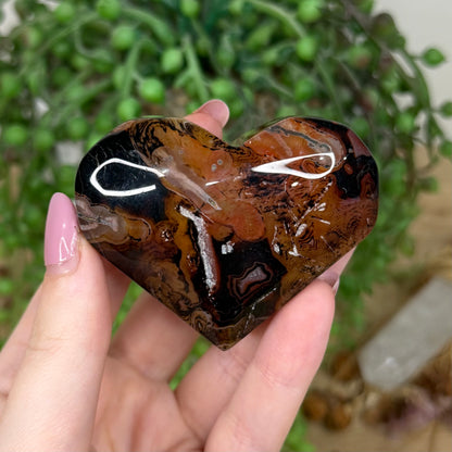 Sardonyx Heart (Y892)