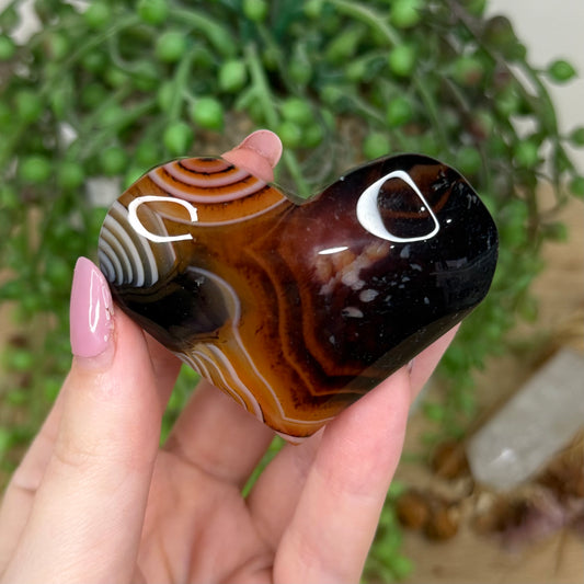 Sardonyx Heart (Y889)