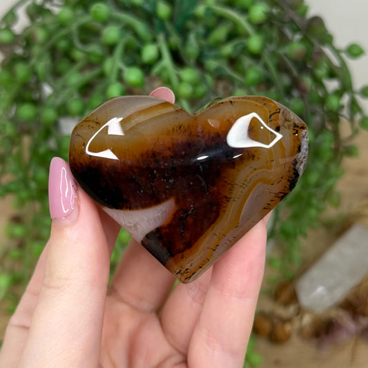 Sardonyx Heart (Y886)