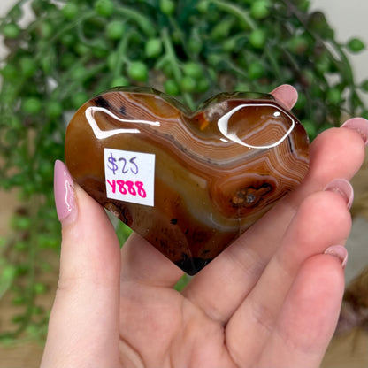 Sardonyx Heart (Y888)
